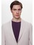 Slim Fit Bej Armürlü Uçan Blazer Kumaş Ceket 3