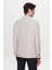 Slim Fit Bej Armürlü Uçan Blazer Kumaş Ceket 4