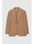 Ds Damat Regular Fit Bej Düz Kumaş Ceket 5