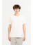 Bisiklet Yaka Kol Ucu Duble %100 Pamuk Slim Fit Erkek T-Shirt 1