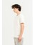 Bisiklet Yaka Kol Ucu Duble %100 Pamuk Slim Fit Erkek T-Shirt 4
