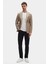 Ds Damat Slim Fit Bej Örme Kumaş Ceket 4
