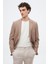 Slim Fit Vizon Armürlü Uçan Blazer Kumaş Ceket 2
