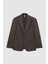 Ds Damat Slim Fit Haki Örme Kumaş Ceket 5