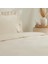 Pure Ruffle %100 Pamuk King Size Nevresim Takımı Açık Bej 4