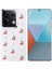 Xiaomi Redmi Note 13 Pro 4g Kılıf Köşeler Airbag Tasarımlı Simli Şeffaf Kutup Kapak 1