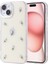 Apple iPhone 14 Kılıf Köşeler Airbag Tasarımlı Simli Şeffaf Kutup Kapak 1