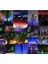 50CM Rgb LED 2mt. Meteor Yılbaşı Aydınlatması Yağmur Kar Efekti Tüp Su Geçirmez Parti Çıbık Işık Eklenebilir 6W 2