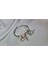Pembe Charm Detaylı Çelik Bileklik 2