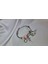 Pembe Charm Detaylı Çelik Bileklik 6