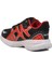 Siyah Kırmızı Cırtlı Fileli Hafif Unisex Çocuk Spor Ayakkabı F 4