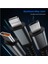 1,2 M 3'ü 1 Arada Şarj Kablosu USB A'dan Ip+Type-C+Micro USB 5A Gösterge Işıklı Hızlı Şarj Kablosu 4