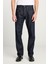 %100 Pamuk Relaxed Fit Geniş Kesim Normal Bel 101Z Lacivert Denim Jean Pantolon 3