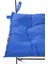 Düz Dekoratif Pofidik Sandalye Minderi Bağcıklı 40 x 40 (Mavi) 4