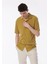 Kısa Kollu Apaj Yaka Slim Fit Örme Erkek Gömlek 1