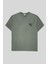 Bisiklet Yaka Arkası Enjeksiyon Baskı %100 Pamuk Oversize Erkek T-Shirt 1