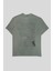 Bisiklet Yaka Arkası Enjeksiyon Baskı %100 Pamuk Oversize Erkek T-Shirt 2