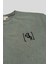 Bisiklet Yaka Arkası Enjeksiyon Baskı %100 Pamuk Oversize Erkek T-Shirt 4