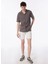 Kısa Kollu Apaj Yaka Slim Fit Örme Erkek Gömlek 4
