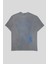 Bisiklet Yaka Arkası Enjeksiyon Baskı %100 Pamuk Oversize Erkek T-Shirt 2