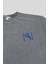 Bisiklet Yaka Arkası Enjeksiyon Baskı %100 Pamuk Oversize Erkek T-Shirt 4
