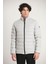 Fermuarlı Slim Fit Şişme Erkek Mont 1
