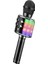 Kablosuz Karaoke Bluetooth Mikrofonu Gömülü Hoparlörlü Siyah (Yurt Dışından) 1