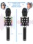 Kablosuz Karaoke Bluetooth Mikrofonu Gömülü Hoparlörlü Siyah (Yurt Dışından) 3