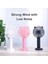 Mini Taşınabilir 3 Hız Ayarı USB Şarj Edilebilir Fan (Yurt Dışından) 2