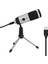 Kondansörlü USB Mikrofon, Karaoke Kaydı Için Tak ve Çalıştır (Yurt Dışından) 5
