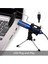 Mini USB Kablolu Kondansatör Mikrofonu, Tripod ve Pop Filtresi ile Bilgisayar Oyunları ve Müzik Kaydı Için (Yurt Dışından) 2