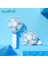 Qualitell Mini Katlanabilir Beyaz USB Şarj Edilebilir 3 Hızlı El Fanı (Yurt Dışından) 5