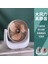 Masaüstü USB Şarjlı 6 Inç Parlak Gümüş Renkli Taşınabilir Sessiz Mini Elektrikli Fan (Yurt Dışından) 4
