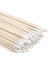 Tek Kullanımlık Ultra Küçük Çift Uçlu Ahşap Pamuklu Swab 100PCS Lint Ücretsiz Mikro Fırçalar Kirpik Uzatma Tutkal Kaldırma Araçkal Renk: 100 Pcs (Yurt Dışından) 1