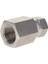 Döner Konektör SS-6506-06-06 | 3/8" Nptf Dişi x 3/8" Jıc Dişi Döner Bağlantı Parçası (Paslanmaz) Discount Hydraulic Hose Swivel Connector 4 Adet 2