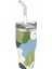 590ML Desenli Pipetli/pipetsiz Çift Kullanım Tumbler Kahve Bardağı/mug Paslanmaz Çelik Termos (Jungle) 1