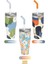 590ML Desenli Pipetli/pipetsiz Çift Kullanım Tumbler Kahve Bardağı/mug Paslanmaz Çelik Termos (Jungle) 3