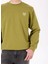 Bisiklet Yaka Sırtı Flok Göğsü Yıldız Baskılı Erkek Sweatshirt 2