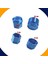 Skoda Octavia 2005-2012 Modelleri Parlak Mavi Bijon Kapağı Set 20+4 (17MM Somun Tüm Araçlar) 3