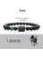 160-170MM Stili No.12 Boyutu Yeni 8mm Siyah Taş Boncuk Takımyıldızı Çift Bileklik Erkek Bilezikler Kadınlar Için Pulseras Masculina Hombre Erkek Erkek Takıları (Yurt Dışından) 2
