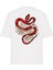 Snake Unisex Beyaz T-Shirt 1
