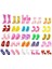 30 Pairs Moda Yüksek Topuklu Bebek Sandalet (Yurt Dışından) 1
