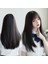 Peruk Kadın Uzun Saç Japon Stili Yuvarlak Yüz Hava Kakülleri Uzun Düz Saç Cutejkgirly Doğal Gerçekçi Tam Baş Peruk Stili (Yurt Dışından) 2