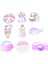 50 Adet/paket Unicorn Kırtasiye Çıkartmalar Karalama Seyahat Diy Bagaj Etiketi (Yurt Dışından) 5