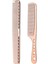 Adet Paslanmaz Çelik Saç Tarağı Anti Statik Şekillendirici Tarak Kuaförlük Berber Tarağı (Gül Altın) (Yurt Dışından) 1