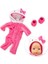 1 Adet Sevimli 43CM Bebek Yeni Bebek Oyuncak Bebek Giysileri Aksesuarları Yeniden Doğmuş Bebek Peluş Tulum (Yurt Dışından) 3