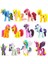 12 Parça My Little Pony Çoklu Oyuncak Figürü Oyuncak 4-5CM/1.57-1.97IN Figürler Playset Dostluk Sihirlidir (Yurt Dışından) 1