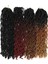Kadın Dreadlocks Saç Uzatma Dreadlocks Tığ Saç Uzatma 18 Inç Çingene Tığ Saç Uzatma Kimyasal Fiber Peruk (Yurt Dışından) 2