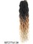 Kadın Dreadlocks Saç Uzatma Dreadlocks Tığ Saç Uzatma 18 Inç Çingene Tığ Saç Uzatma Kimyasal Fiber Peruk (Yurt Dışından) 5