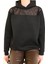 Kadın Scuba Kumaş File Detay Kapşonlu Sweatshirt 1